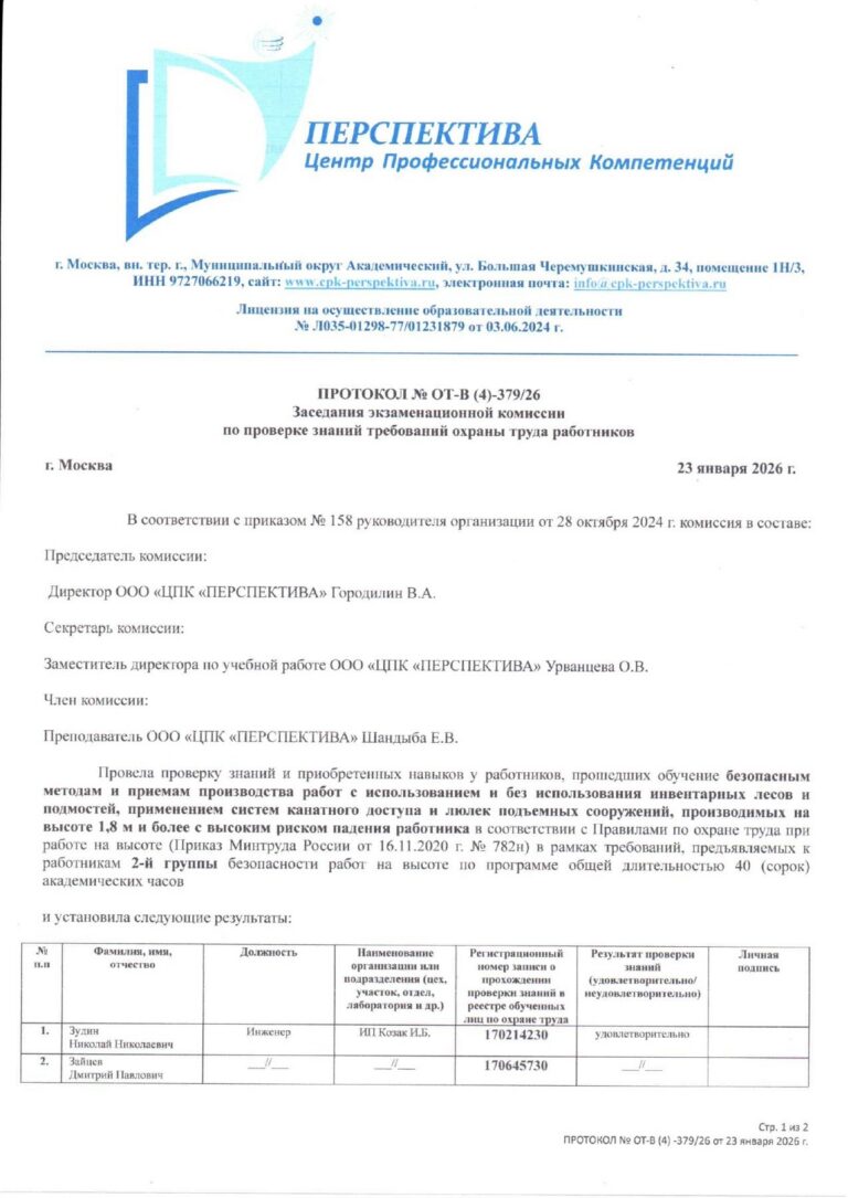 И.Б. Козак и специалисты 16